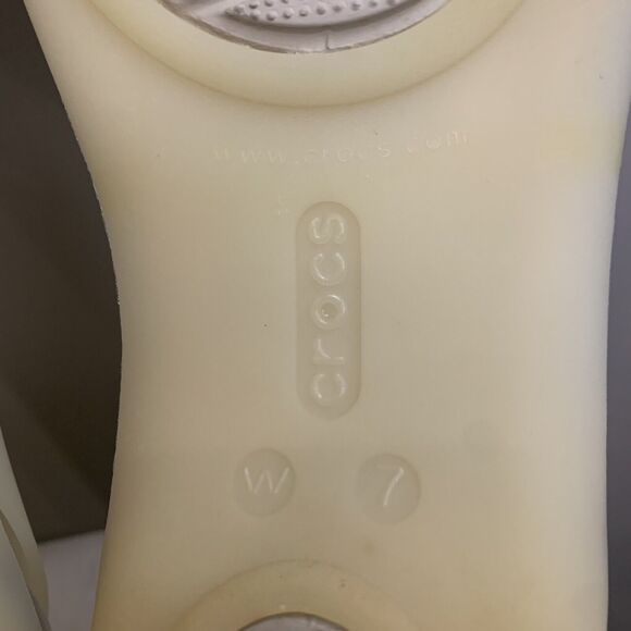 Crocs Flats Womens 7 Isabella Huarache 2 Metallic Yellow Open Toe Boho Comfort - Picture 9 of 9